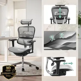 HJH Office Ergohuman Ultra Gen2 Netz Grau