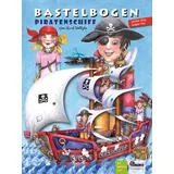 Atelier Color Piratenschiff Bastelbogen mit Piraten und Schatz zum Spielen