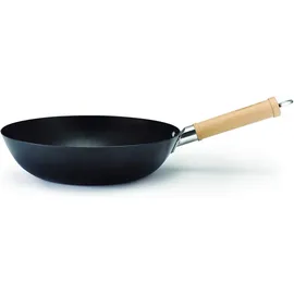 Beka Kitchen Fun by 13870284 Wok, Stahlblech, schwarz, 28 cm