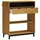 vidaXL Bartisch FLAM 92 x 45 x 110 cm Braun
