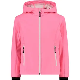 CMP Kid Gjacket Fix Hood Rosa fluoreszierendes Weiß 164
