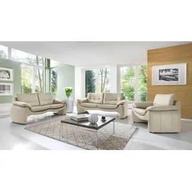PLACES OF STYLE Sessel Luna Naturleder 110 x 80 x 88 cm Beige