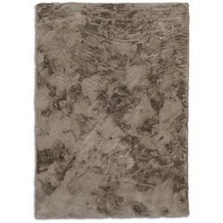 SCHÖNER WOHNEN KOLLEKTION Kunstfellteppich »Tender«, BxL: 80 x 150 cm, rechteckig, Polyester - braun