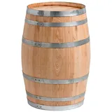 Temesso Stehtisch 100 oder 150 Liter - Holzfass natur - neu gefertigt aus Kastanie 79 cm