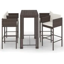 vidaXL Gartenbar-Set 5-tlg. Braun