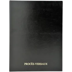 Exacompta 72E Minute book 3225 100 pages - Schwarz