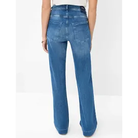 Brax Damen, Five-Pocket-Hose Style MAINE USED LIGHT BLUE, denim blau Gr. 48K