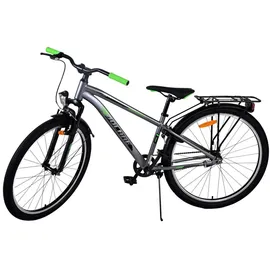 tpfsports Cross Kinderfahrrad - Jungen - Rücktritt + Handbremse - 26 Zoll - Grau