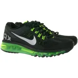NIKE Air Max 2013 Kinder Sneaker Mädchen und Jungen Turnschuhe mit Air-Dämpfung 555426-003 Schwarz/Grün - 38 1/2