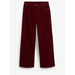 bonprix Cordhose im Marlene-Stil, rot, 48, Cord