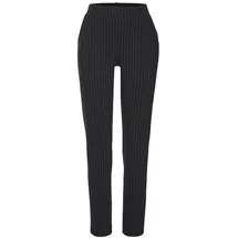 LASCANA Jogger Pants klassisches Jacquardmuster Schwarz gestreift 48/50