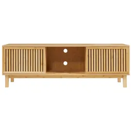 [en.casa] Fernsehschrank Ypäjä 150x42x50 cm Bambus Natur