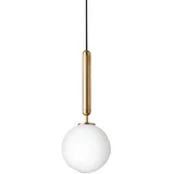 nuura aps Miira 1 Pendelleuchte Brass/Opal White - Wohnzimmer - 14