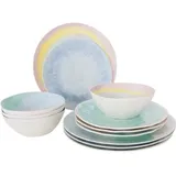 Bo-Camp Melamin Geschirr Set Barfleur Camping Essgeschirr Reise Picknick Teller