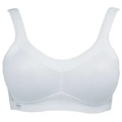 Anita Active Damen Sport-BH - Momentum, Cup-Größe E, Bustier, atmungsaktiv Weiß 95E
