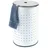 Home4You Wäschesammler Weiß - Edelstahl - 54 Liter - H 57,5 cm