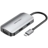 Vention TOAHB Dockingstation auf HDMI, USB 3.0, PD 0,15m grau