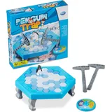 Relaxdays Pinguin Spiel ab 3 Jahren Weiß,Blau,Grau