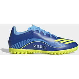adidas F50 Messi Club TF Herren Team Royal Blue/Solar Yellow/Semi Blue Burst 43 1/3
