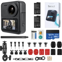 Kandao QooCam 3 Action Kamera, Motorrad Combo