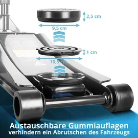 STAHLWERK Wagenheber Stahl 73-500 mm schwarz