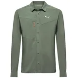 Salewa Puez Langarmhemd Faded Green M