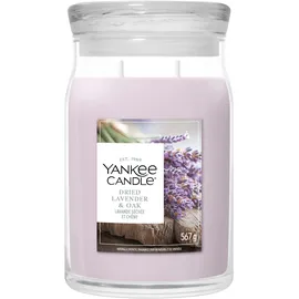 Yankee Candle Dried Lavender & Oak Duftkerze 567 g lila