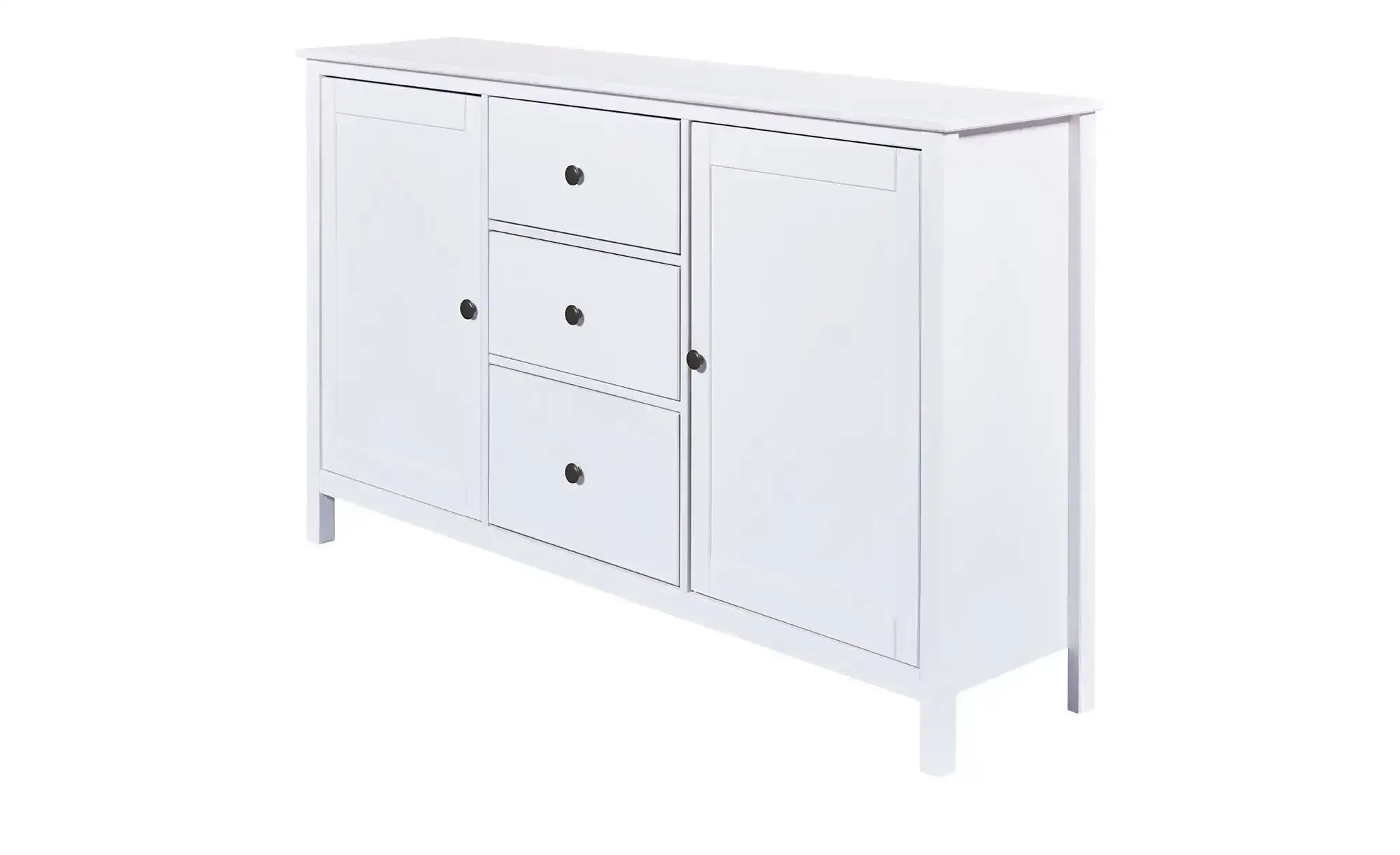 Sideboard aus Massivholz Landliv , weiß , Maße (cm): B: 160 H: 96 T: 45.0