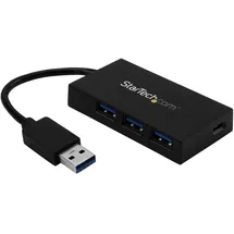 Startech StarTech.com 4 Port USB 3.0 Hub - USB-A auf 3x USB-A und 1x USB-C - inklusive Netzteil - USB Hub - Desktop USB C