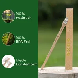 Wolfsbacher Natur Zahnbürste aus Bambus 2 St.