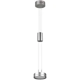 Trio Franklin LED Pendelleuchte 326510107, Metall Nickel matt, inkl. 9 Watt LED, Switch Dimmer