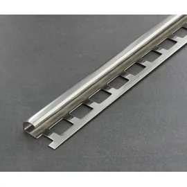 Proline Fliesenschiene Als Rundkantenprofil, Edelstahl (v2a) Glänzend, Länge 2,50 M 10 Mm Fliesenprofil