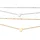 FIRETTI Fußketten Set FIRETTI "Schmuck Geschenk Körperschmuck Herz", gold (silberfarben, gelbgoldfarben), Fußketten, Damen, Edelstahl