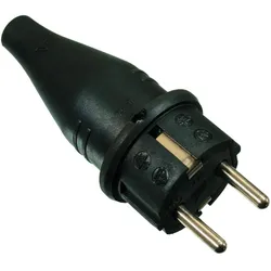 as-Schwabe Schuko-Stecker Vollgummi
