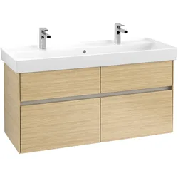 Villeroy & Boch Waschtischunterschrank „Collaro“ für Schrank-Doppelwaschtisch 115,4 × 54,6 × 44,4 cm inkl. Beleuchtung