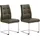 byLIVING Freischwinger Marlen Stoff braun 2er Set