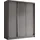 ax living Schwebetürenschrank Cabinio 180 x 216,1 x 61 cm Grau