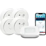 eQ-3 Homematic IP Starterset Rauchwarnmelder für 4 Räume