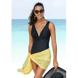 s.Oliver Badeanzug »Rome«, mit Zierring und Shaping-Effekt, Gr. 40 - Cup B, schwarz, , 70933434-40 Cup B