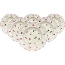 Villeroy & Boch Suppenteller 23 cm weiß 6er Set