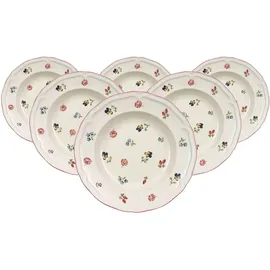 Villeroy & Boch Suppenteller 23 cm weiß 6er Set