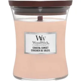 Woodwick Coastal Sunset Duftkerze 275 g rosa