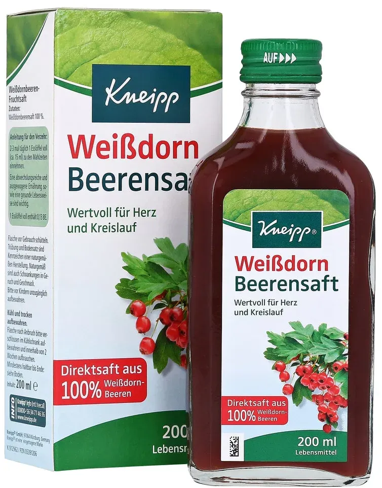 Preisvergleich Produktbild Weißdorn Beerensaft 200 ml