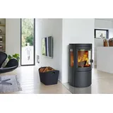 VARDE OVNE Kaminofen Varde Ovne Cardiff Air Kaminofen Stahl Schwarz 100768, 7 kW, Kaminofen, Scheibenspülung vorhanden schwarz