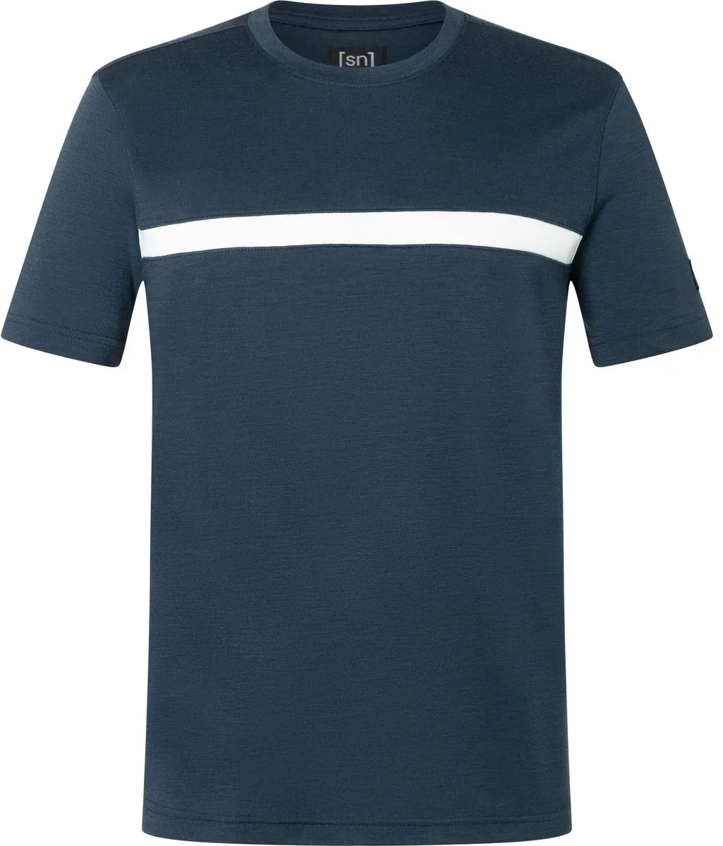Super.Natural M Montana BIO Tee blueberry/fresh white (W21) XXL
