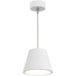 ledscom.de Gips Pendelleuchte Hängelampe GIEDI DIY, inkl. GX53 Lampe 372lm, warmweiß