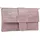 Cluty Abendtasche Leder Rosa