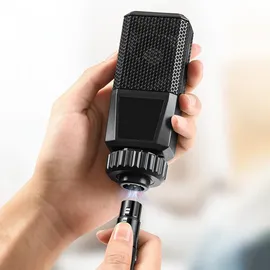 UGREEN 3.5mm Mini Jack (Stecker), - XLR (Buchse) auf 3,5 mm Mini-Jack 1 m, Schwarz