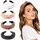 luxuskollektion Haarreifen Damen Mädchen breite Stirnbänder 4er Packung Boho Haarreif