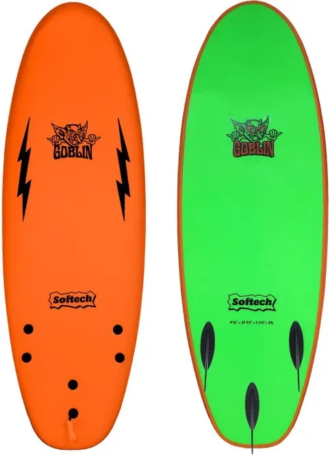 SOFTECH SOFTBOARDS GOBLIN Surfboard 2024 orange/green - 5,2